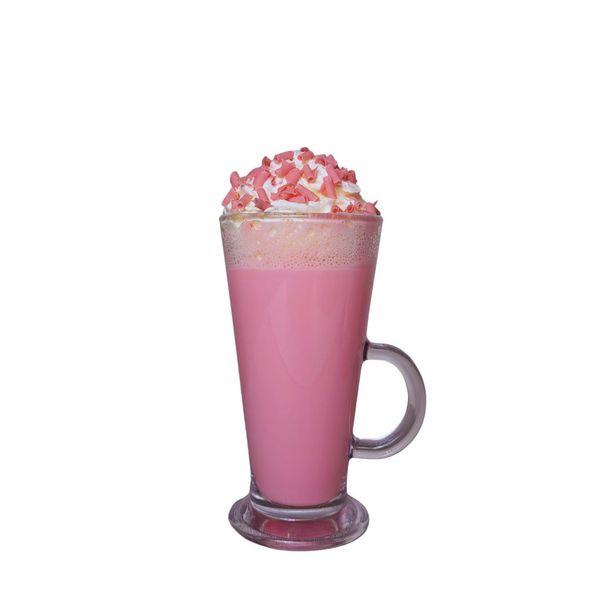 Рожевий гарячий шоколад / какао RUBY Hot Chocolate зі смаком полуничного мохіто, 500грам 19 фото